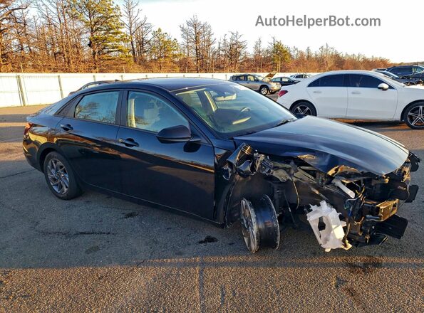 KMHLM4DGXRU637320 2024 HYUNDAI ELANTRA Black Przód prawy