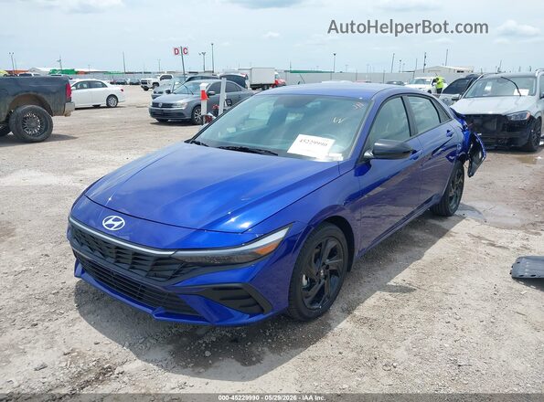 KMHLM4DGXTU158774 2026 HYUNDAI ELANTRA Синий Передняя левая четверть