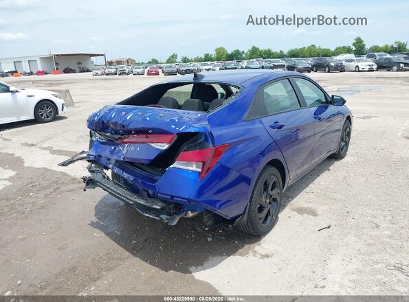 KMHLM4DGXTU158774 2026 HYUNDAI ELANTRA Синий Задняя правая четверть