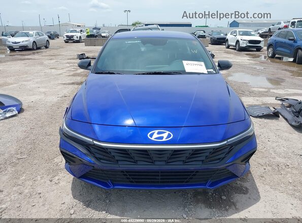 KMHLM4DGXTU158774 2026 HYUNDAI ELANTRA Синий Вид задней части салона