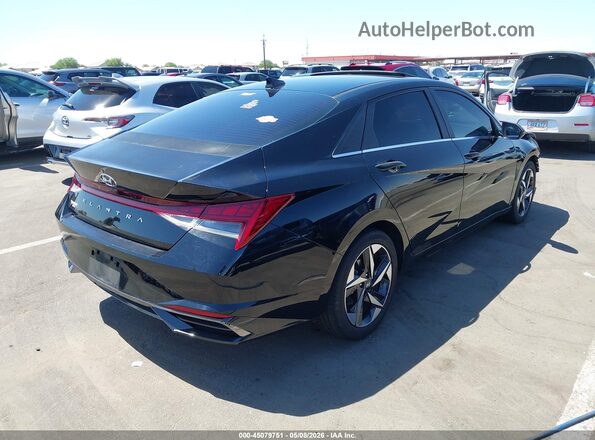 KMHLN4AG0MU166160 2021 HYUNDAI ELANTRA Black Rear right
