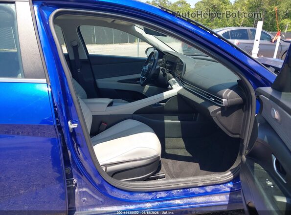 KMHLP4AG2MU120081 2021 HYUNDAI ELANTRA Blue Widok wnętrza z przodu