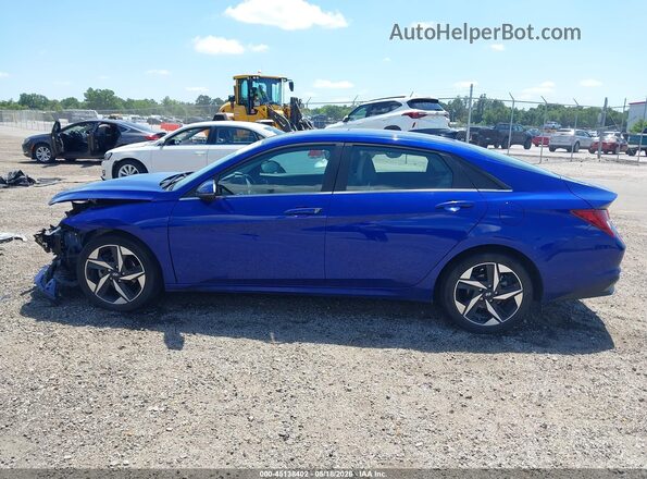 KMHLP4AG2MU120081 2021 HYUNDAI ELANTRA Blue 
