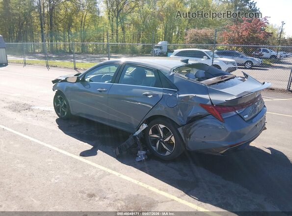 KMHLP4AG4MU198605 2021 HYUNDAI ELANTRA Gray Задня ліва чверть