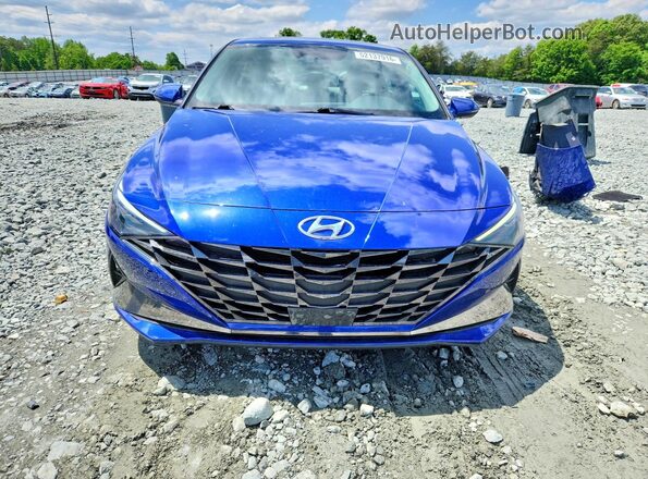 KMHLP4AG5MU171882 2021 HYUNDAI ELANTRA Blue 