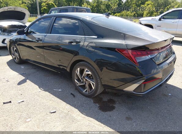KMHLP4DG2RU640154 2024 HYUNDAI ELANTRA Черный Задняя левая четверть