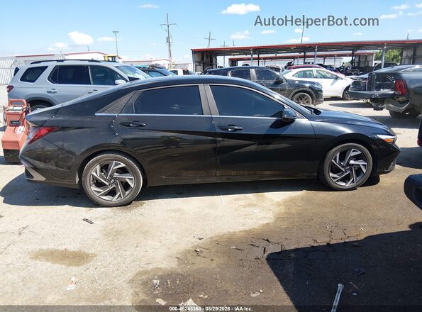 KMHLP4DG2RU640154 2024 HYUNDAI ELANTRA Черный Вид задней части салона