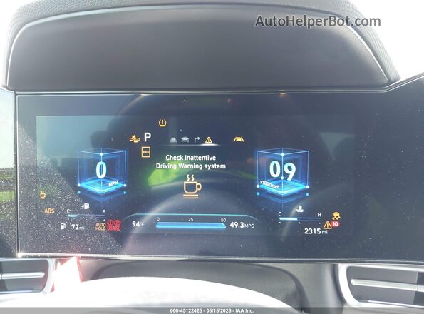 KMHLP4DG3SU073667 2025 HYUNDAI ELANTRA Gray Vista de los asientos traseros