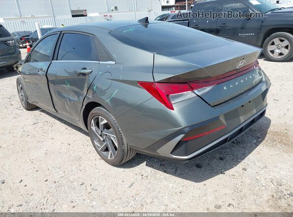 KMHLP4DG3SU073667 2025 HYUNDAI ELANTRA Gray Trasero izquierdo
