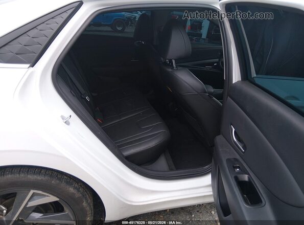 KMHLP4DG8SU080212 2025 HYUNDAI ELANTRA White Vista de la etiqueta del VIN
