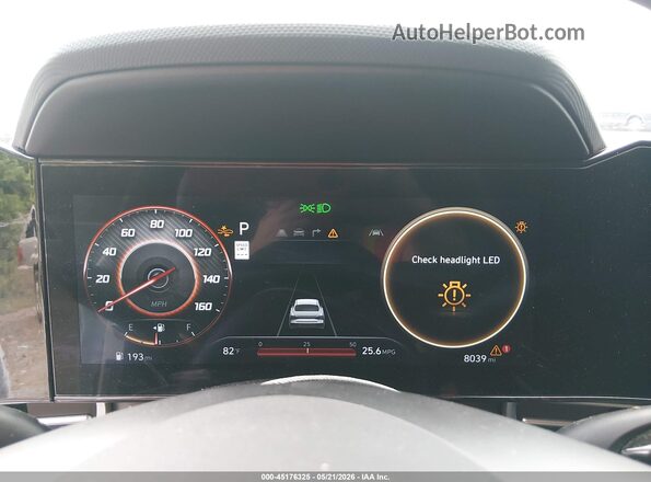 KMHLP4DG8SU080212 2025 HYUNDAI ELANTRA White Vista de los asientos traseros