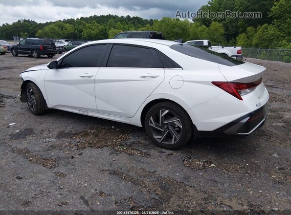 KMHLP4DG8SU080212 2025 HYUNDAI ELANTRA White Trasero izquierdo