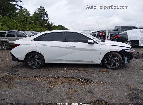 KMHLP4DG8SU080212 2025 HYUNDAI ELANTRA White Vista interior de 360 grados