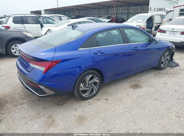 KMHLP4DGXRU775222 2024 HYUNDAI ELANTRA Blue Tył prawy