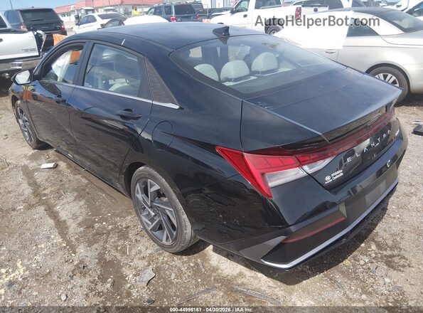 KMHLP4DGXSU013286 2025 HYUNDAI ELANTRA Черный Задняя левая четверть