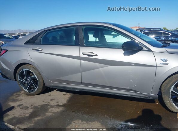 KMHLR4AF0MU179941 2021 HYUNDAI ELANTRA Gray Սարքավորումների վահանակի տեսք
