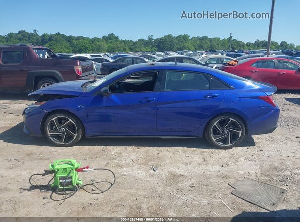 KMHLR4AF0PU489611 2023 HYUNDAI ELANTRA Blue 