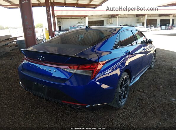 KMHLR4AF0PU519450 2023 HYUNDAI ELANTRA Blue 