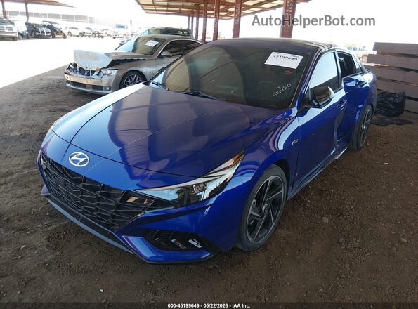 KMHLR4AF0PU519450 2023 HYUNDAI ELANTRA Blue 