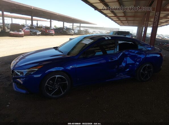 KMHLR4AF0PU519450 2023 HYUNDAI ELANTRA Blue 