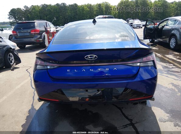 KMHLR4AF2MU118431 2021 HYUNDAI ELANTRA Синий 