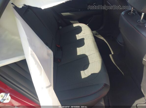 KMHLR4AF2NU349041 2022 HYUNDAI ELANTRA Red Widok naklejki z numerem VIN