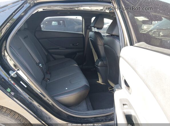 KMHLR4AF2PU392183 2023 HYUNDAI ELANTRA Black VIN կոդի պիտակի տեսք