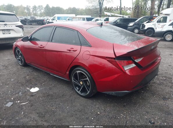 KMHLR4AF2PU593713 2023 HYUNDAI ELANTRA Red 
