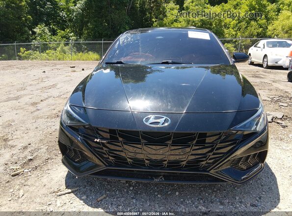 KMHLR4AF2PU625205 2023 HYUNDAI ELANTRA Black Widok zestawu wskaźników