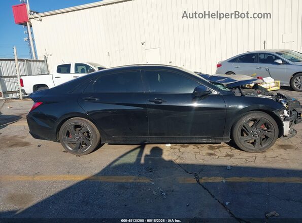 KMHLR4AF3MU108040 2021 HYUNDAI ELANTRA Черный Вид щитка приборов