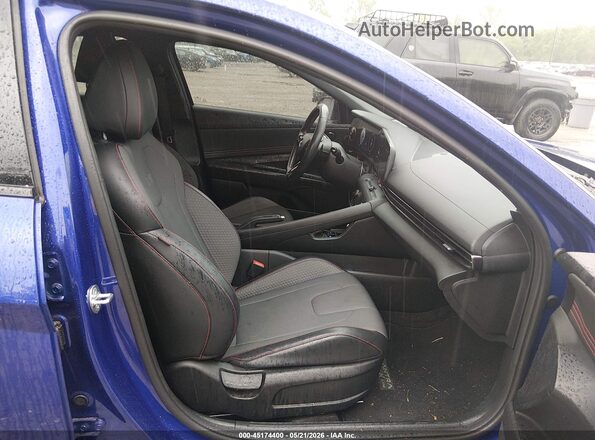 KMHLR4AF3PU534024 2023 HYUNDAI ELANTRA Blue წინა სალონის ხედი