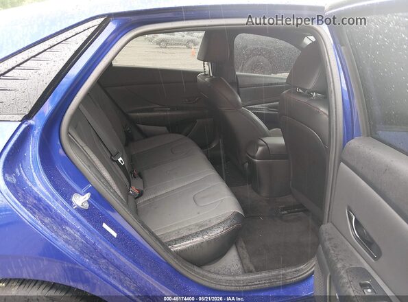 KMHLR4AF3PU534024 2023 HYUNDAI ELANTRA Blue VIN კოდის სტიკერის ხედი