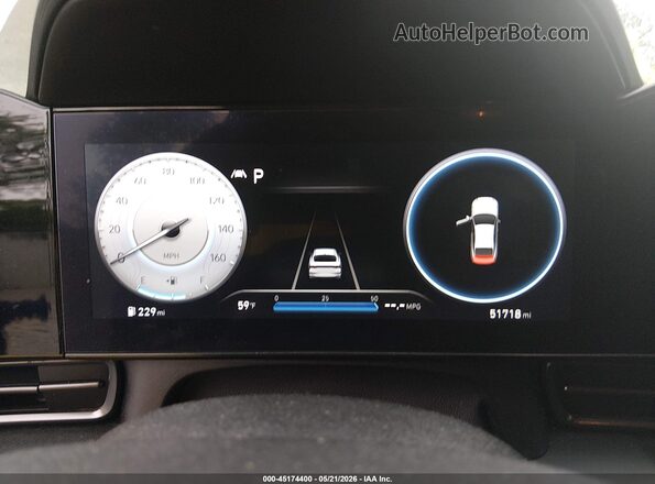 KMHLR4AF3PU534024 2023 HYUNDAI ELANTRA Blue უკანა სავარძლების ხედი