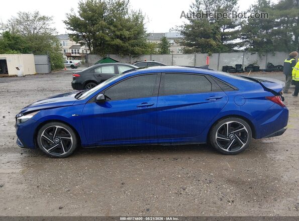 KMHLR4AF3PU534024 2023 HYUNDAI ELANTRA Blue სალონის 360-გრადუსიანი ხედი