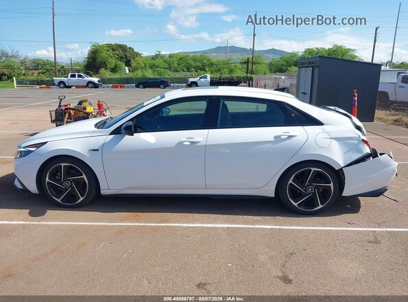 KMHLR4AF4MU197407 2021 HYUNDAI ELANTRA White 