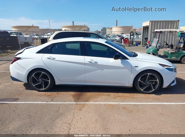 KMHLR4AF4MU197407 2021 HYUNDAI ELANTRA White სალონის 360-გრადუსიანი ხედი