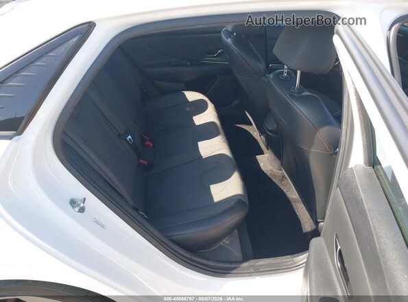 KMHLR4AF4MU197407 2021 HYUNDAI ELANTRA White VIN კოდის სტიკერის ხედი