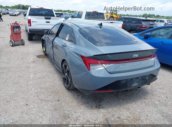 KMHLR4AF4PU437155 2023 HYUNDAI ELANTRA Серый Задняя левая четверть
