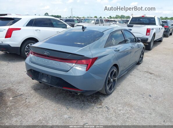 KMHLR4AF4PU437155 2023 HYUNDAI ELANTRA Серый Задняя правая четверть