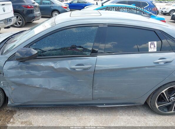 KMHLR4AF4PU437155 2023 HYUNDAI ELANTRA Серый Панорамный вид салона 360°