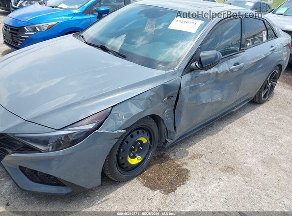 KMHLR4AF4PU437155 2023 HYUNDAI ELANTRA Серый Вид спереди
