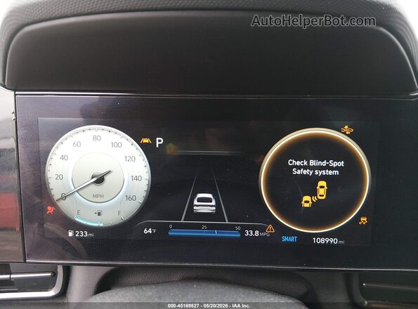 KMHLR4AF5PU534977 2023 HYUNDAI ELANTRA Black უკანა სავარძლების ხედი