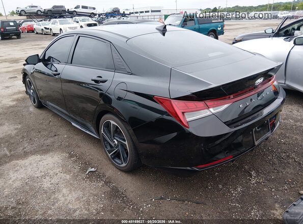 KMHLR4AF5PU534977 2023 HYUNDAI ELANTRA Black უკანა მარცხენა