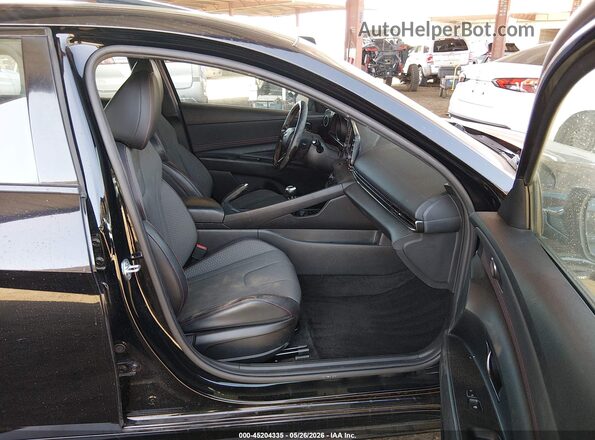 KMHLR4AF7MU199443 2021 HYUNDAI ELANTRA Black Front interior view