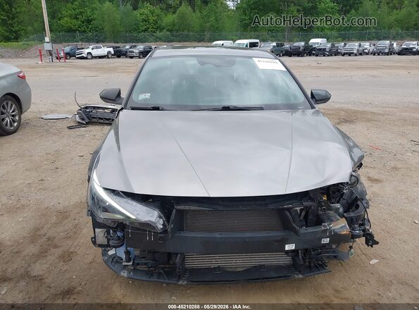 KMHLR4AF7NU276166 2022 HYUNDAI ELANTRA Gray Դիմացի տեսք