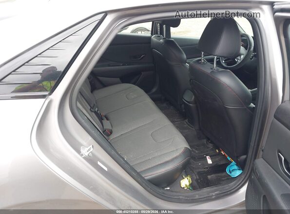 KMHLR4AF7NU276166 2022 HYUNDAI ELANTRA Gray VIN կոդի պիտակի տեսք