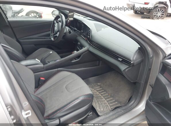 KMHLR4AF7NU276166 2022 HYUNDAI ELANTRA Gray Սալոնի դիմացի տեսք