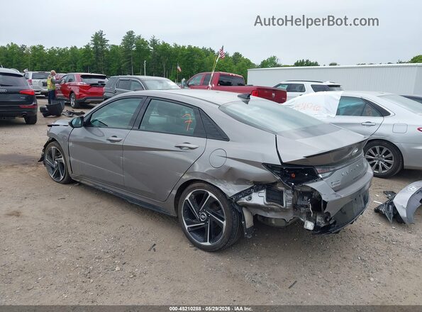 KMHLR4AF7NU276166 2022 HYUNDAI ELANTRA Gray Հետևի ձախ