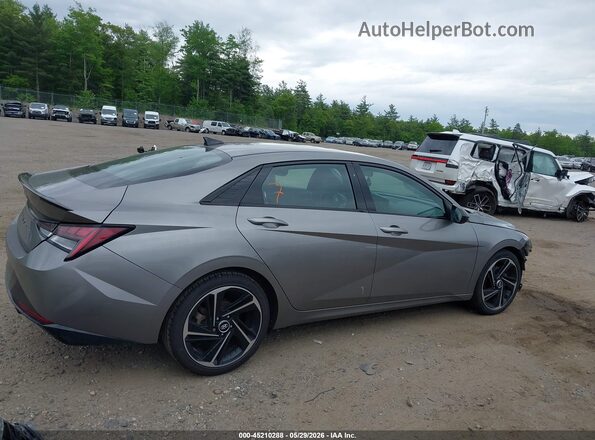 KMHLR4AF7NU276166 2022 HYUNDAI ELANTRA Gray Սալոնի 360 աստիճան տեսք