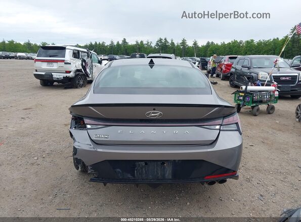 KMHLR4AF7NU276166 2022 HYUNDAI ELANTRA Gray 